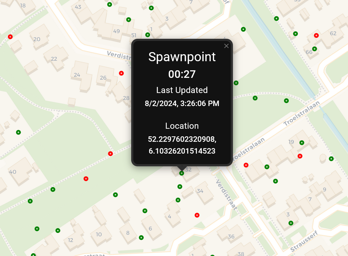 Spawnpoint Information